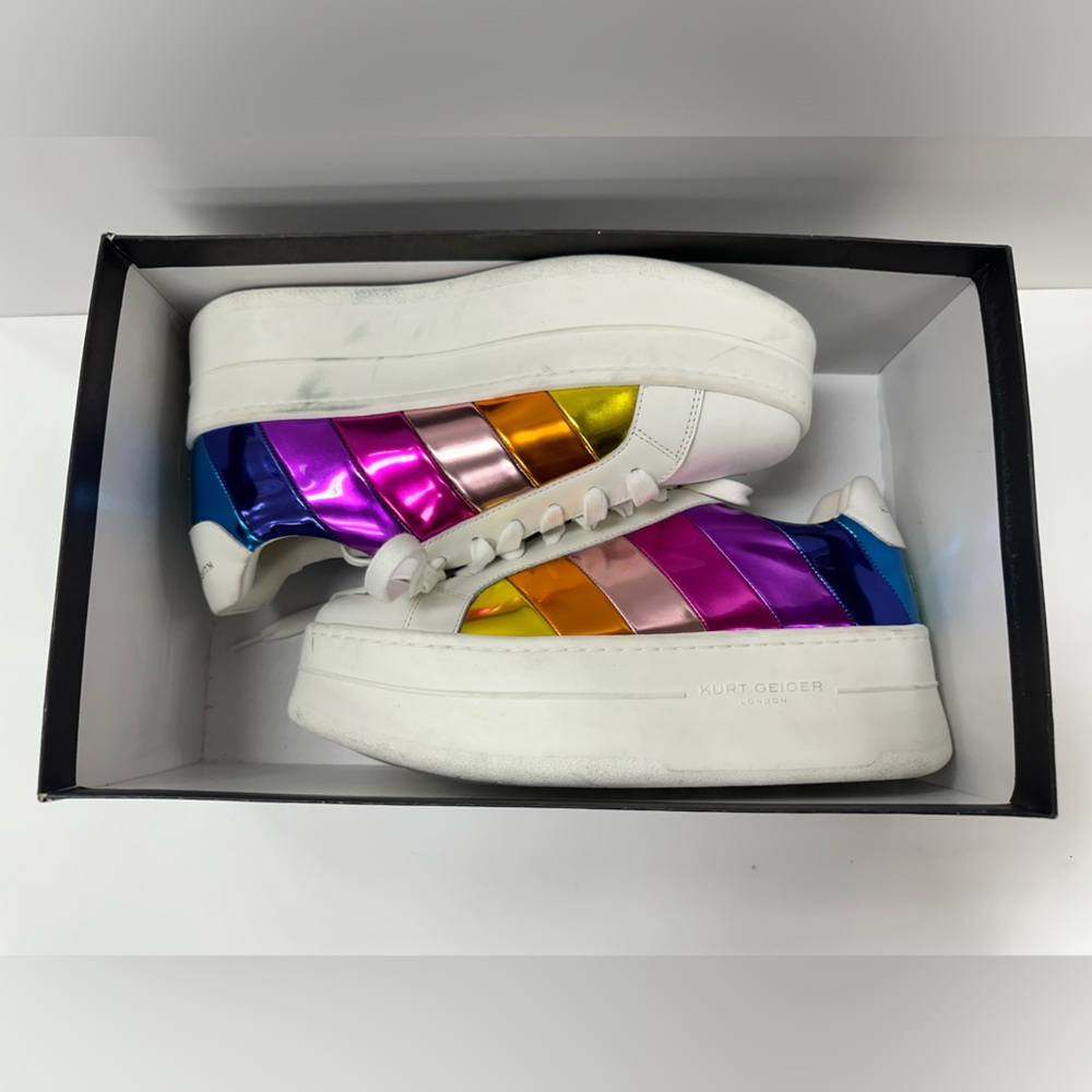 Kurt Geiger London Laney Pumped Low-Top Platform Sneakers (SEE DESCRIPTION) - Picture 11 of 13